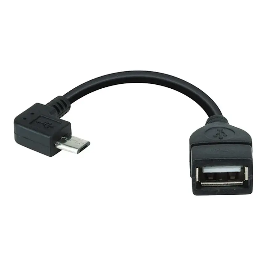 Adaptador anfitrión micro-USB macho a USB-A hembra Xtech XTC-360, 28AWG, 13,5cm 1