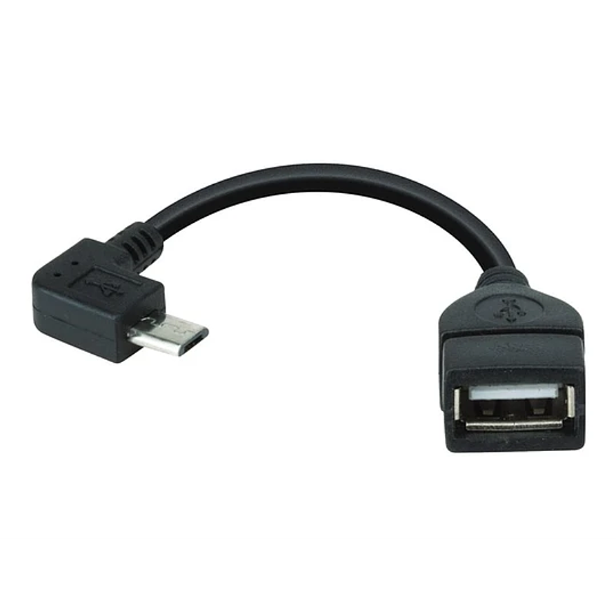 Adaptador anfitrión micro-USB macho a USB-A hembra Xtech XTC-360, 28AWG, 13,5cm 1