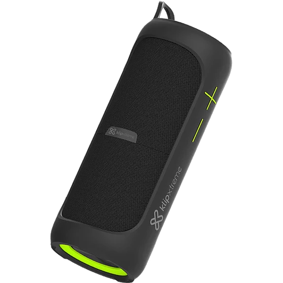 Parlante Portátil Klip Xtreme Vibe360, Wireless Bluetooth, IPX7 Waterproof, Black/Green 1