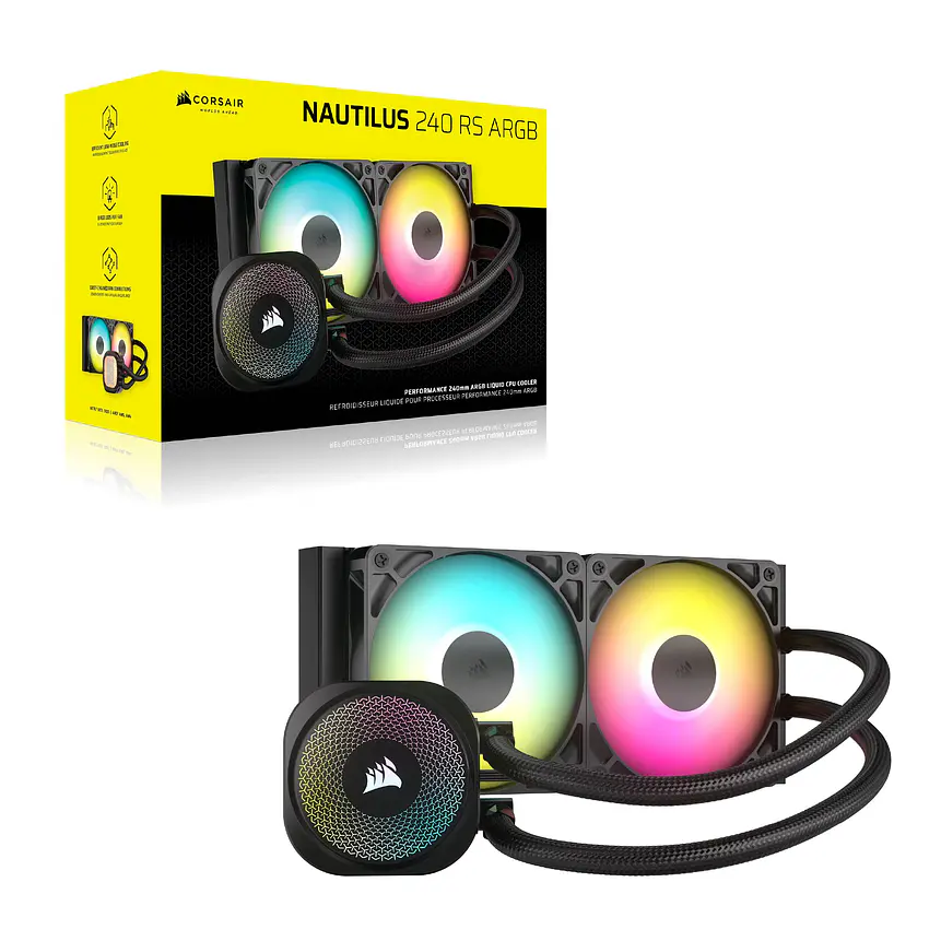 Corsair NAUTILUS 240 RS ARGB - Black (CW-9060092-WW) 1