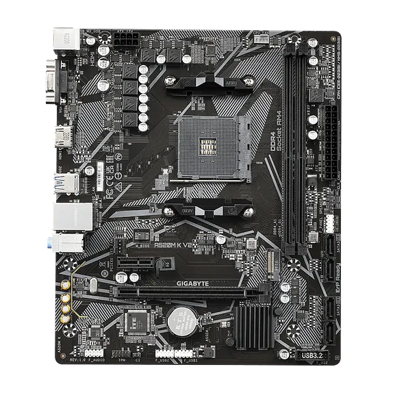 Placa Madre Gigabyte A520M K V2, AM4, DDR4, HDMI, M.2, Micro-ATX 2