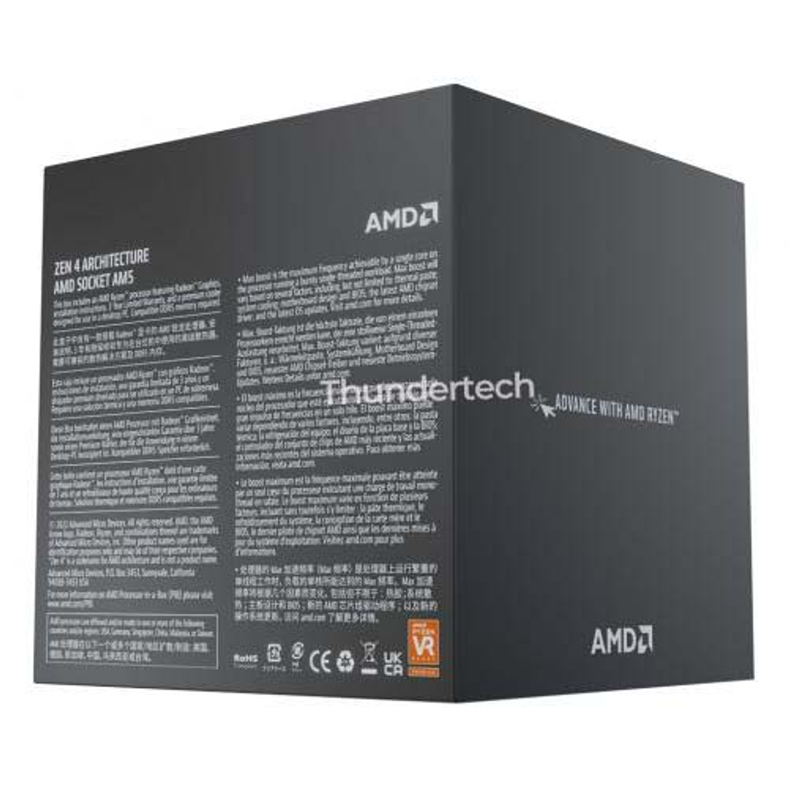 Procesador AMD Ryzen 9 7900 AM5 12 Núcleos 24 Hilos 5.4GHz DDR5 3