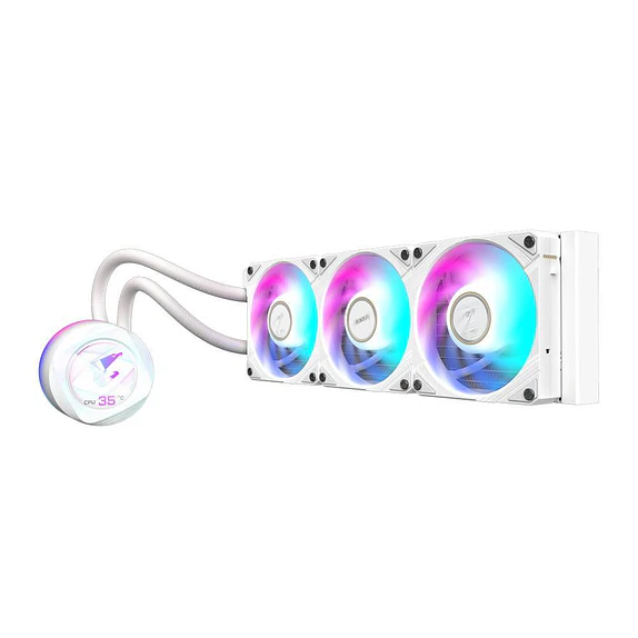 Water Cooler Gigabyte AORUS Waterforce X II 360 ICE ARGB LCD White 2