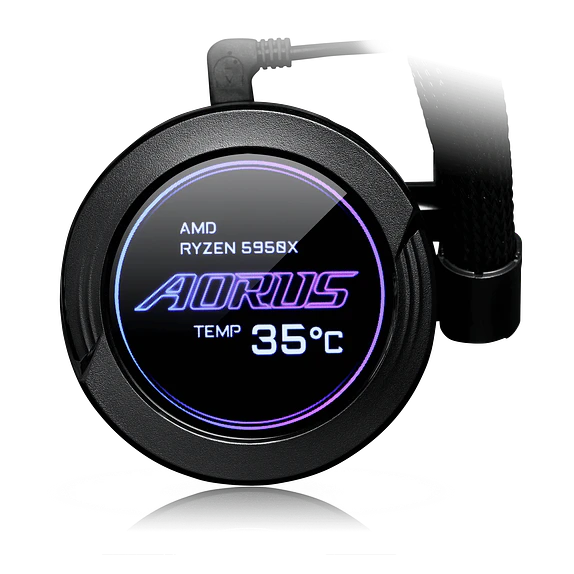 Water Cooler Gigabyte AORUS Waterforce X 280 ARGB LCD Intel/AMD 3
