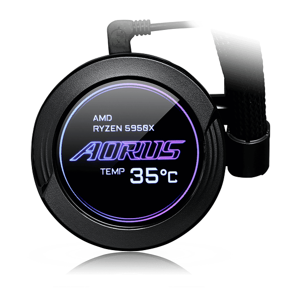 Water Cooler Gigabyte AORUS Waterforce X 280 ARGB LCD Intel/AMD 3