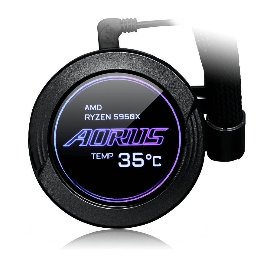 Water Cooler Gigabyte AORUS Waterforce X 280 ARGB LCD Intel/AMD 3