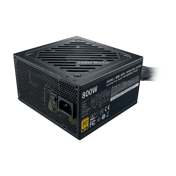 Fuente de Poder Cooler Master G800 Gold 800W 80 Plus ATX 2