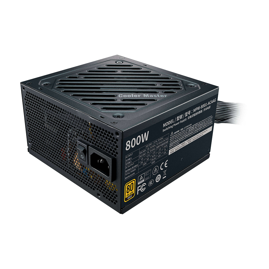 Fuente de Poder Cooler Master G800 Gold 800W 80 Plus ATX 2