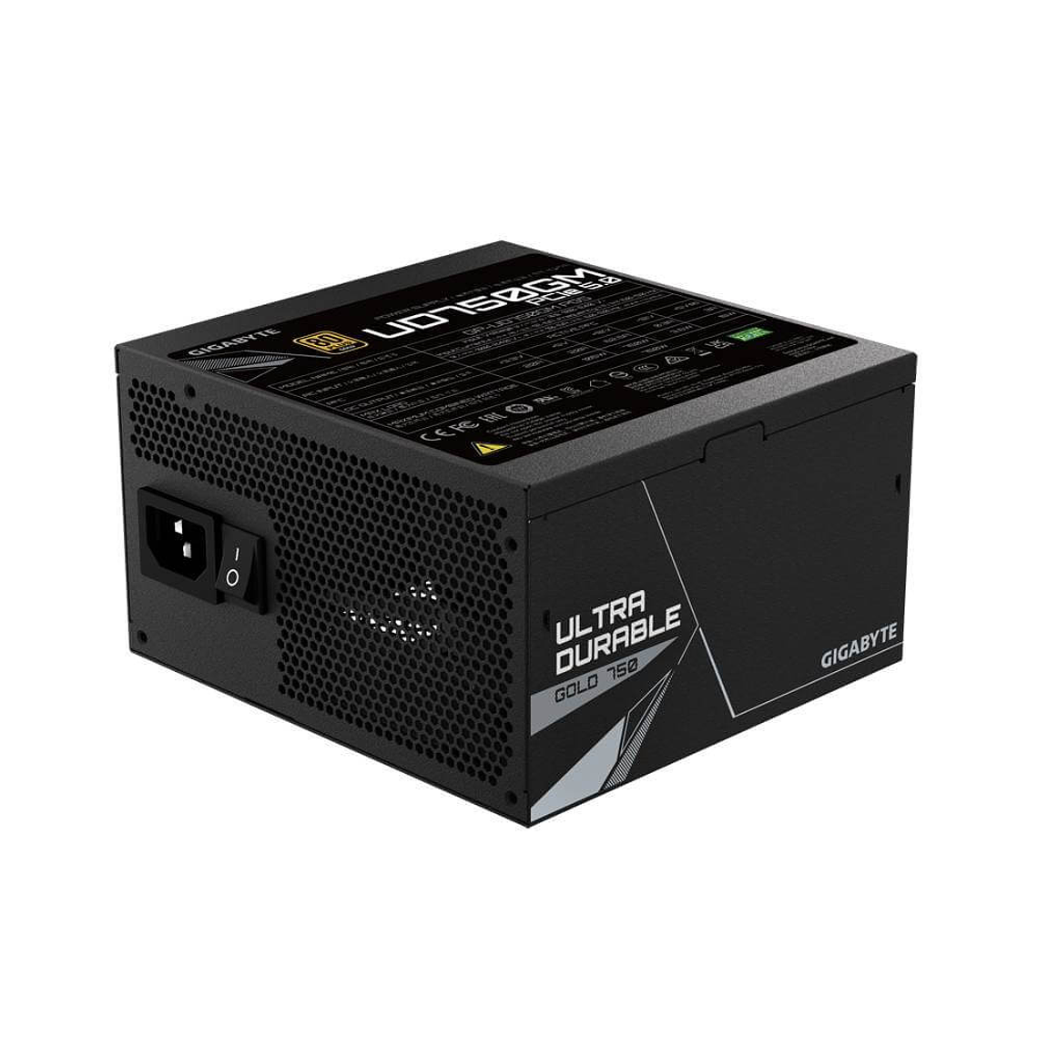 Fuente de Poder Gigabyte UD750GM PG5 750W 80 Plus Gold ATX 3.0 4