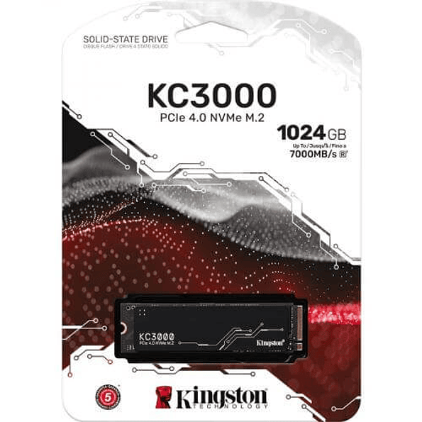 SSD Kingston KC3000 1TB NVMe PCIe 4.0 – Velocidad Ultra de 7000MB/s 3