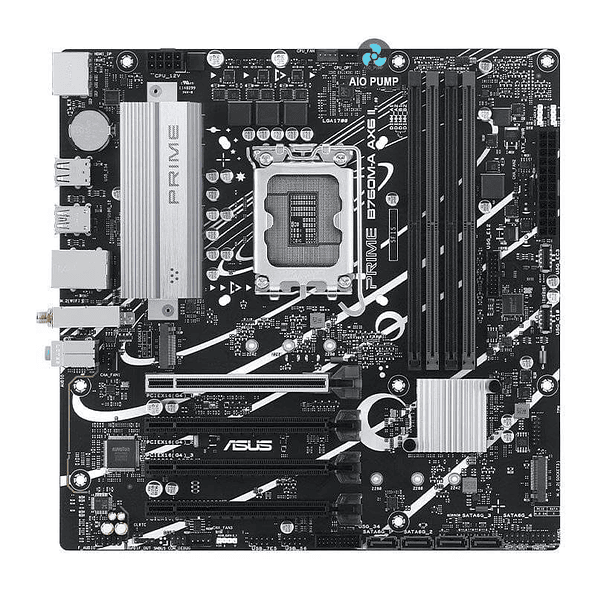 Placa Madre ASUS PRIME B760M-A AX6 II DDR5 Wi-Fi 6 LGA 1700 2