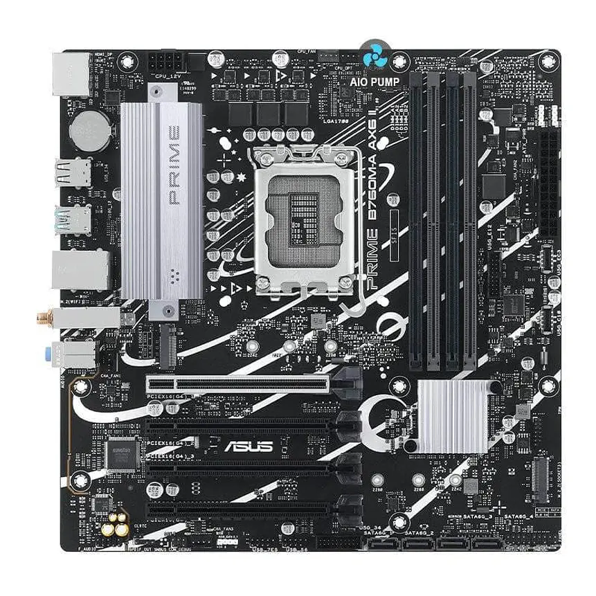 Placa Madre ASUS PRIME B760M-A AX6 II DDR5 Wi-Fi 6 Micro-ATX 2