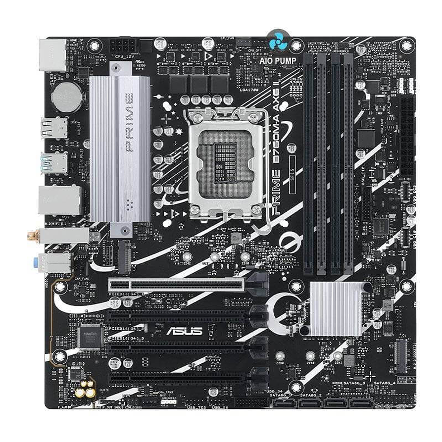Placa Madre ASUS PRIME B760M-A AX6 II DDR5 Wi-Fi 6 LGA 1700 2