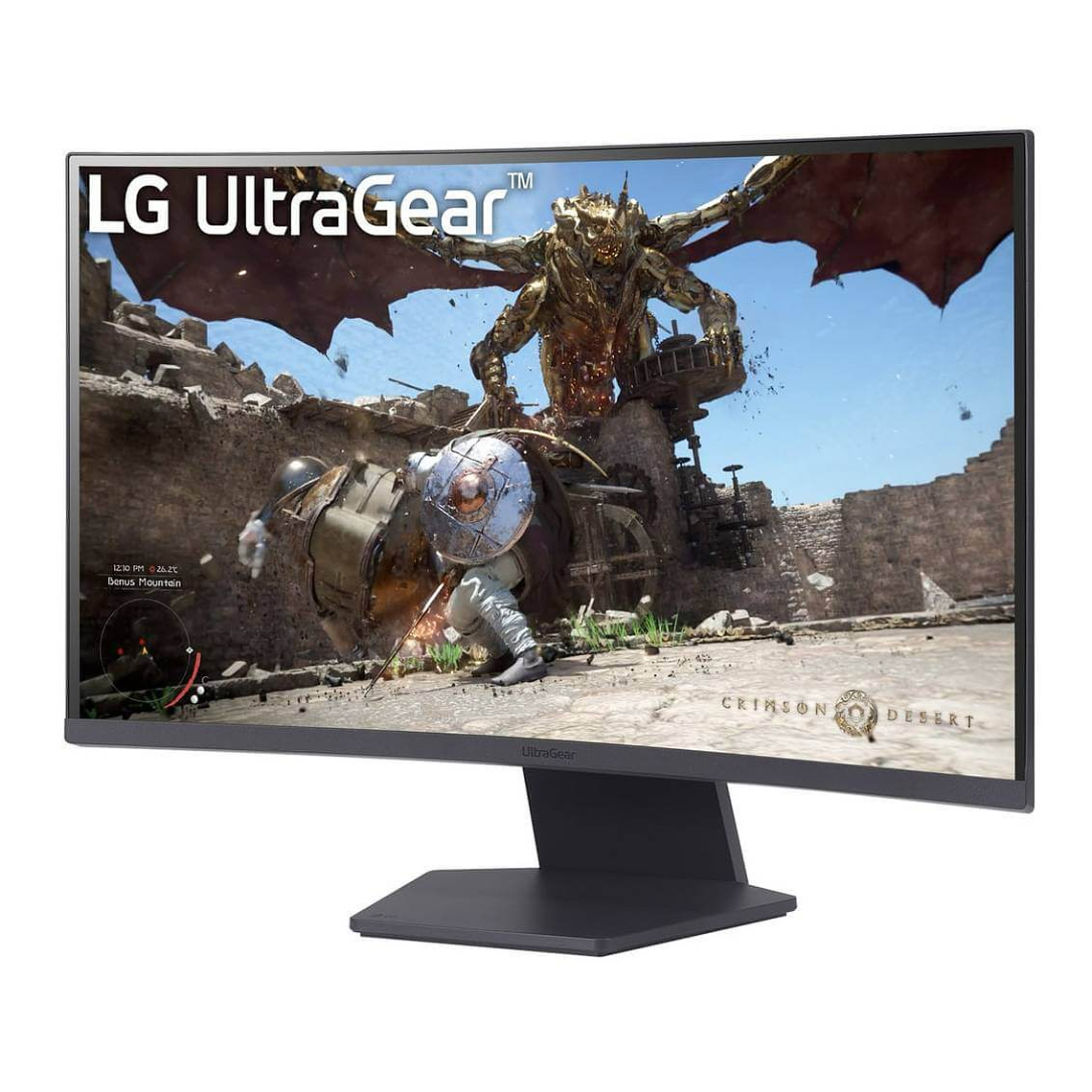 Monitor Gamer LG UltraGear 27GS60QC-B Curvo QHD 180Hz 1ms VA HDR10 2