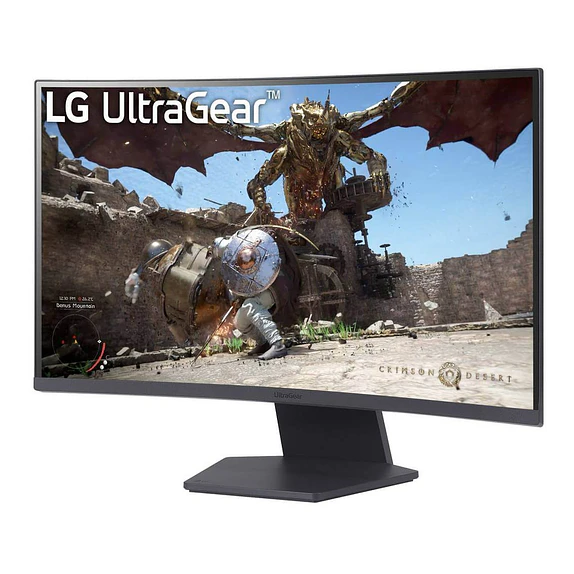 Monitor Gamer LG UltraGear 27GS60QC-B Curvo QHD 180Hz 1ms VA HDR10 2