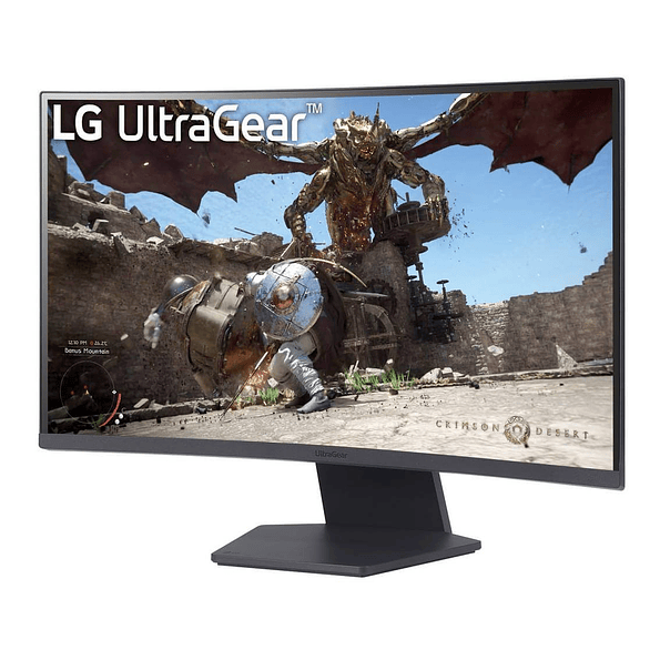 Monitor Gamer LG UltraGear 27GS60QC-B Curvo QHD 180Hz 1ms VA HDR10 2
