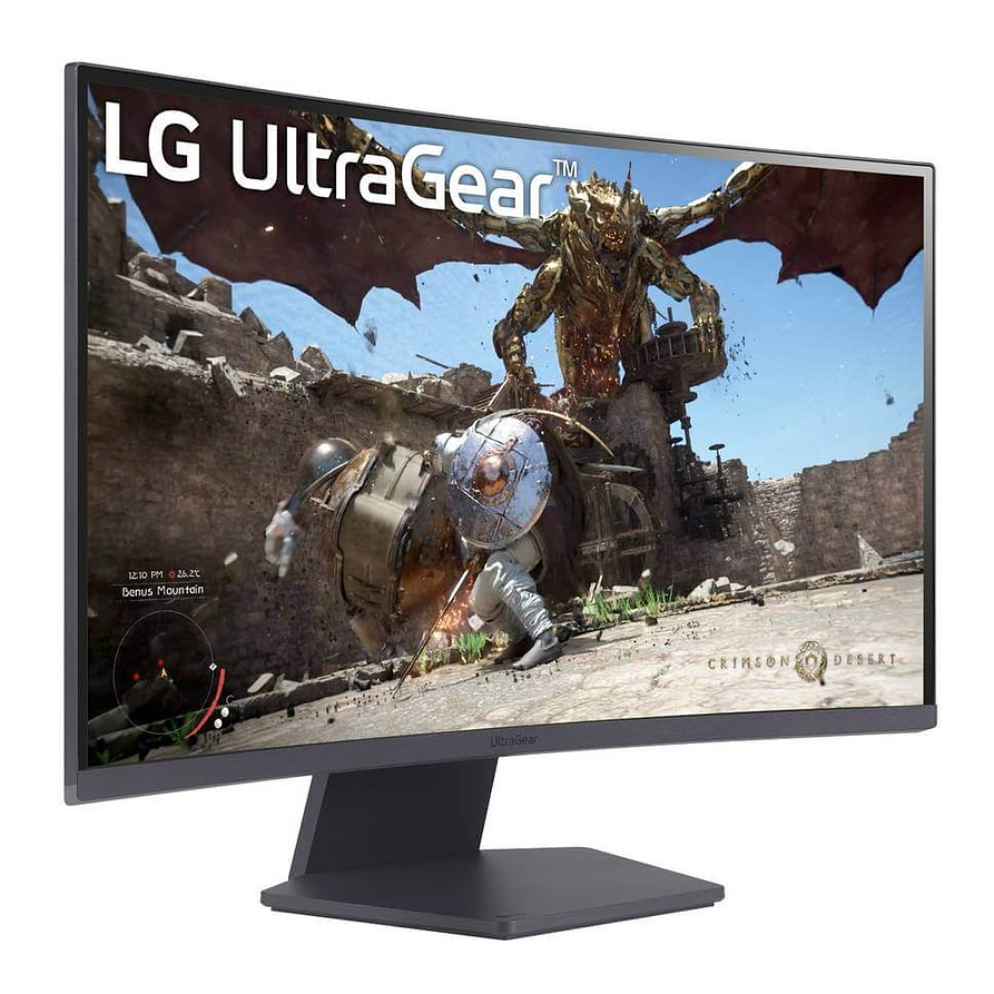 Monitor Gamer LG UltraGear 27GS60QC-B Curvo QHD 180Hz 1ms VA HDR10 3