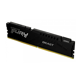 Memoria RAM DDR5 8GB 5200MHz Kingston FURY Beast CL36 Negra