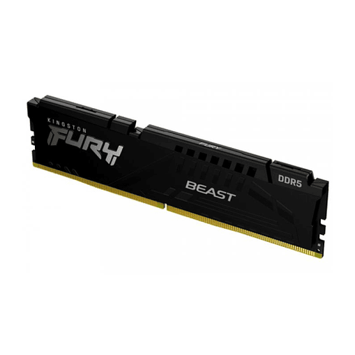 Memoria RAM DDR5 8GB 5200MHz Kingston FURY Beast CL36 Negra 1