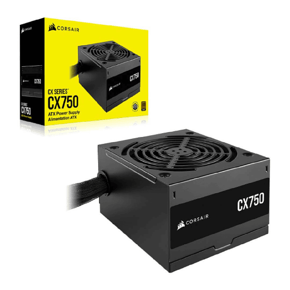Fuente de Poder Corsair CX750 750W 80 Plus Bronze – ATX No Modular 1