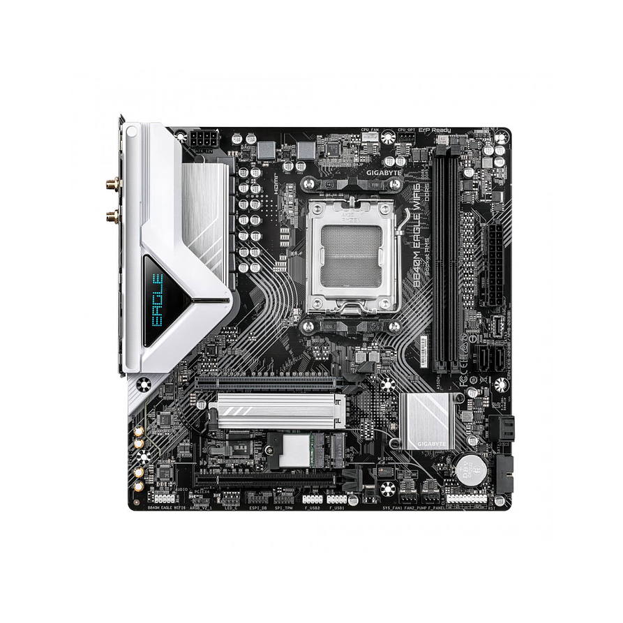 Placa Madre Gigabyte B840M EAGLE AM5 DDR5 WiFi 6 M-ATX 2
