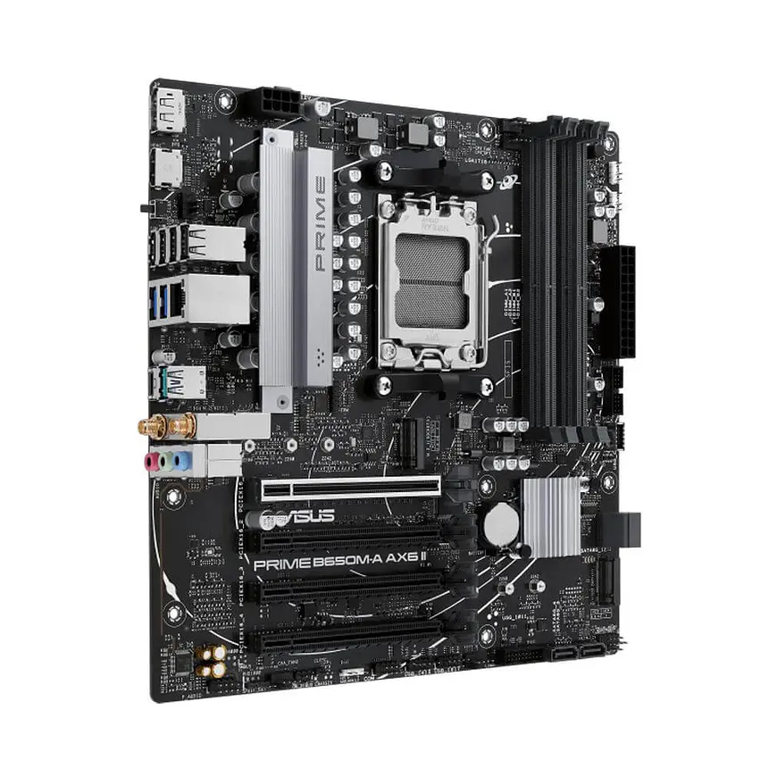 Placa Madre ASUS PRIME B650M-A AX2 DDR5 AM5 WiFi 6 para Ryzen 7000 2