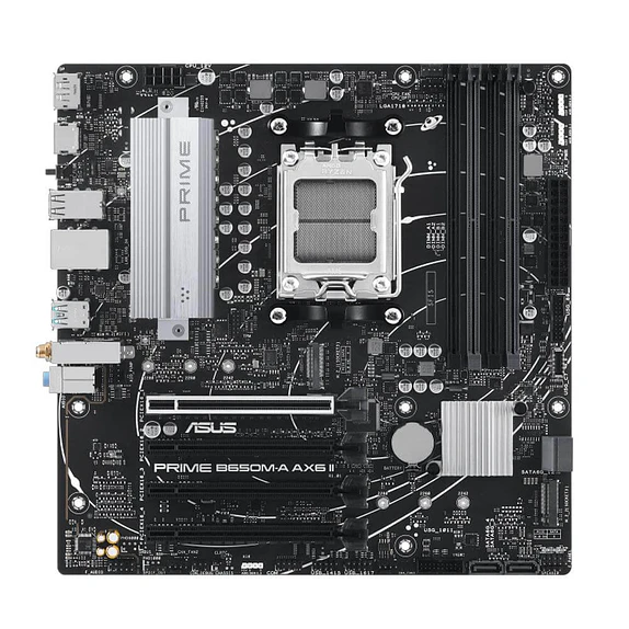 Placa Madre ASUS PRIME B650M-A AX2 DDR5 AM5 WiFi 6 para Ryzen 7000 3