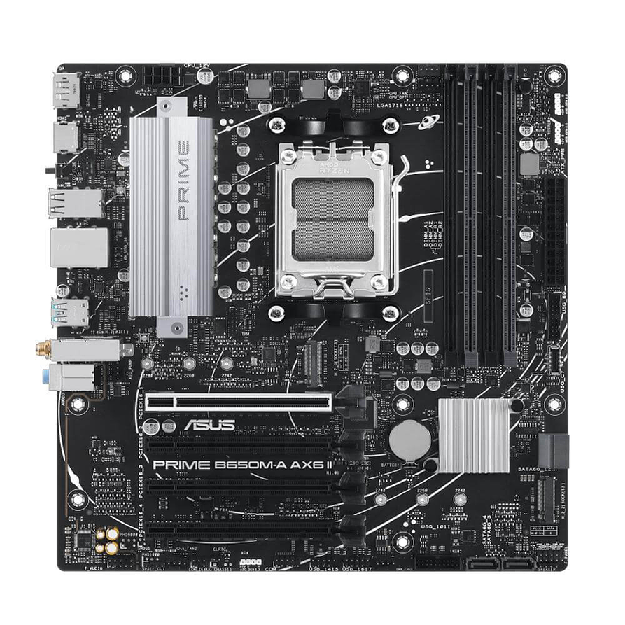 Placa Madre ASUS PRIME B650M-A AX2 DDR5 AM5 WiFi 6 para Ryzen 7000 3