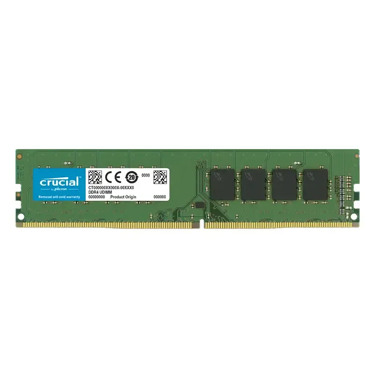 Memoria RAM Crucial 8GB DDR4 3200MHz CL22 UDIMM No ECC – PC 1