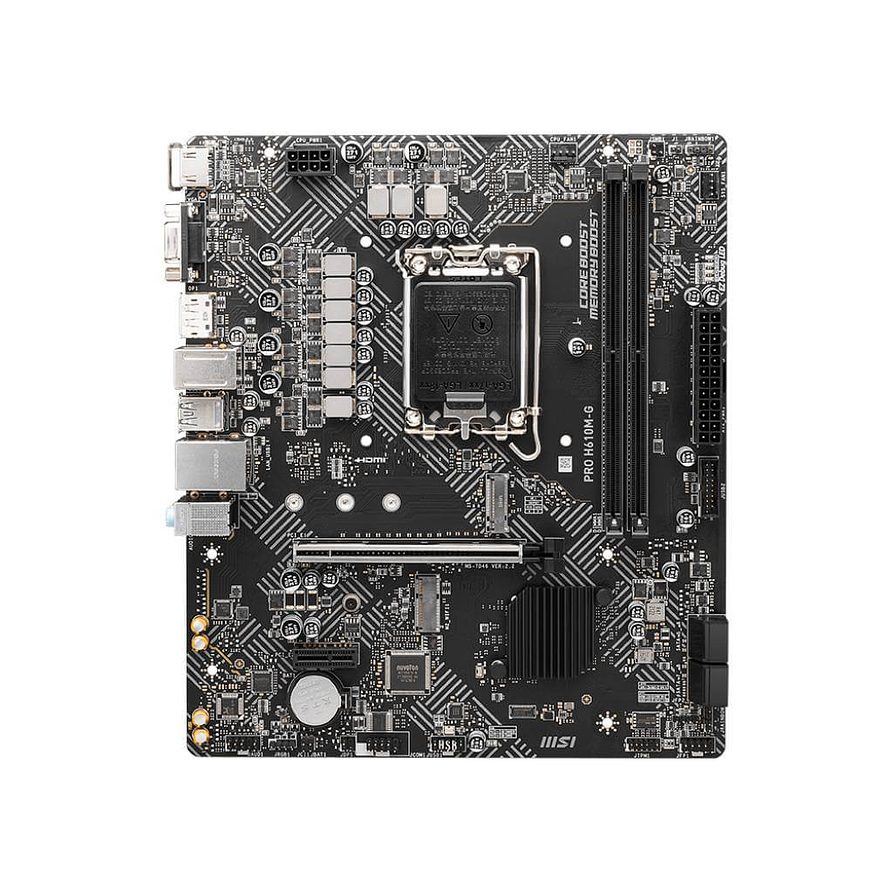 Placa Madre MSI PRO H610M-G DDR5 LGA1700 Micro-ATX HDMI/M.2 2