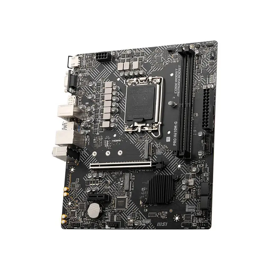 Placa Madre MSI PRO H610M-G DDR5 LGA1700 Micro-ATX HDMI/M.2 3