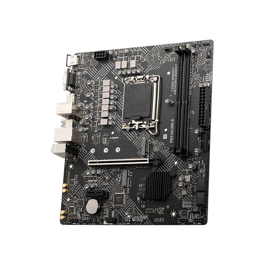 Placa Madre MSI PRO H610M-G DDR5 LGA1700 Micro-ATX HDMI/M.2 3