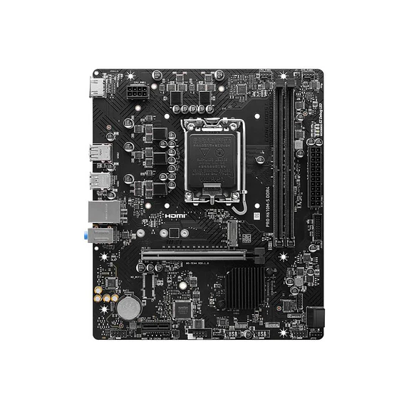 Placa Madre MSI PRO H610M-S DDR4 | Soporte Intel 12ª-14ª Gen, M.2, HDMI, Micro-ATX 2