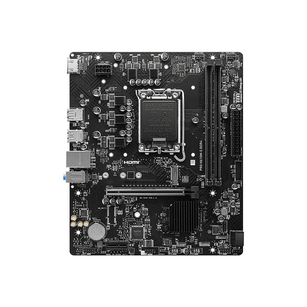 Placa Madre MSI PRO H610M-S DDR4 | Soporte Intel 12ª-14ª Gen, M.2, HDMI, Micro-ATX 2