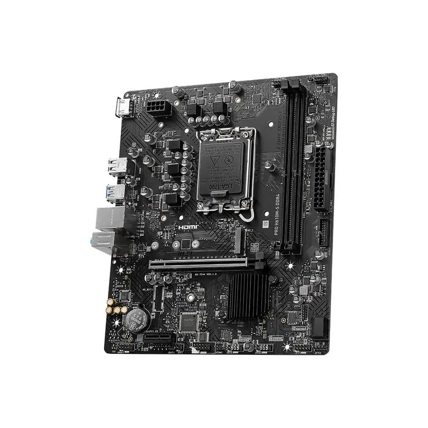 Placa Madre MSI PRO H610M-S DDR4 | Soporte Intel 12ª-14ª Gen, M.2, HDMI, Micro-ATX 3