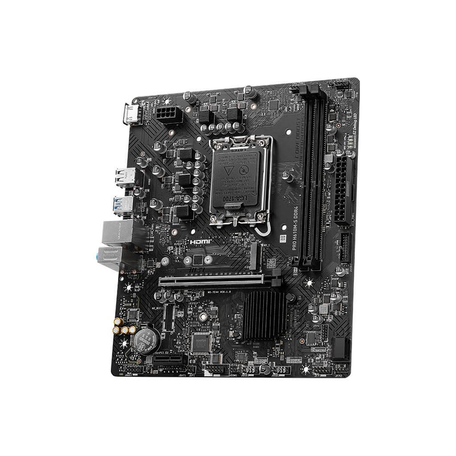Placa Madre MSI PRO H610M-S DDR4 | Soporte Intel 12ª-14ª Gen, M.2, HDMI, Micro-ATX 3