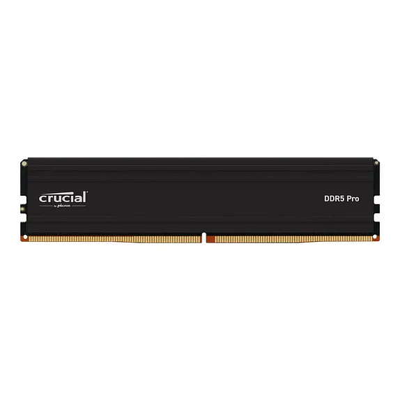 Memoria RAM DDR5 16GB 6000MT/s Crucial Pro UDIMM CL48 con Disipador – XMP 3.0 / AMD EXPO 1