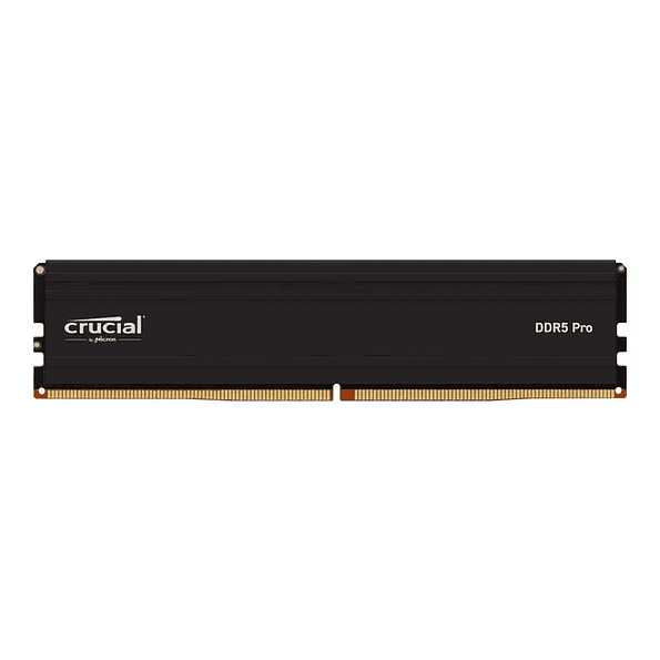 Memoria RAM DDR5 16GB 6000MT/s Crucial Pro UDIMM CL48 con Disipador – XMP 3.0 / AMD EXPO 1