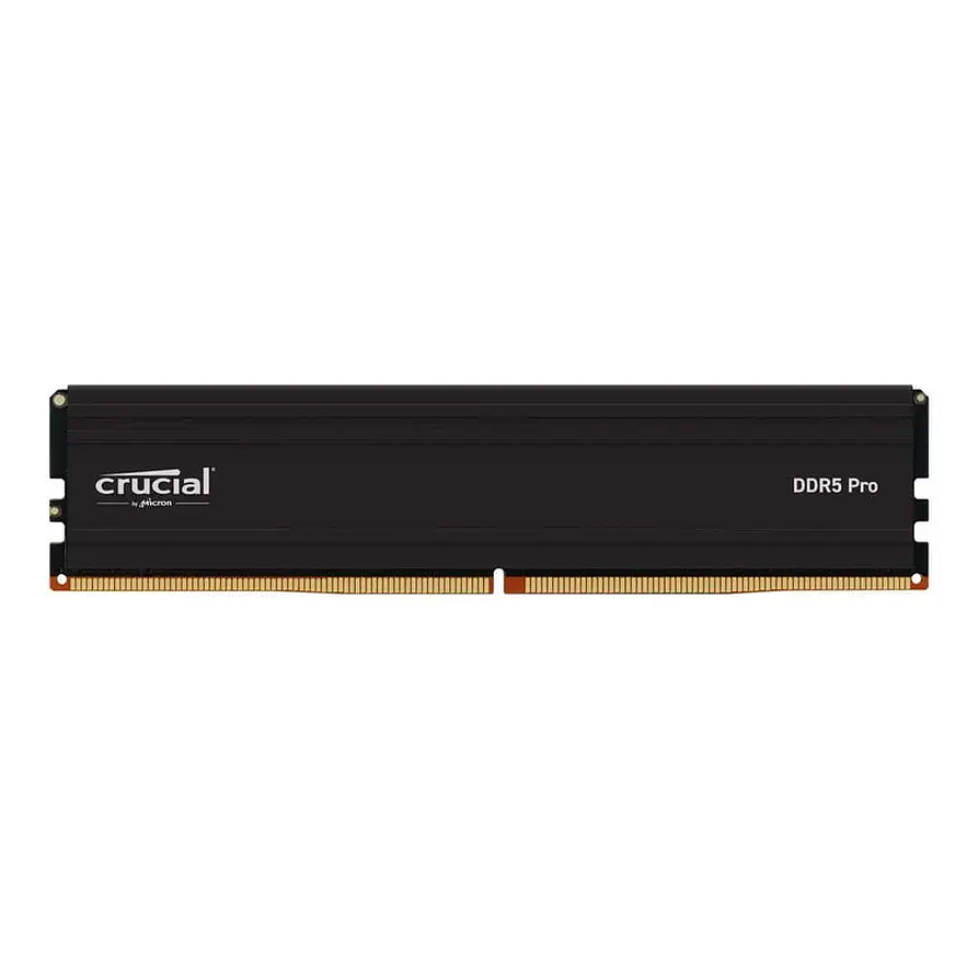 Memoria RAM DDR5 16GB 6000MT/s Crucial Pro UDIMM CL48 con Disipador – XMP 3.0 / AMD EXPO 1