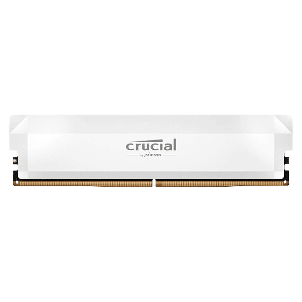 Memoria RAM DDR5 Crucial Pro 16GB 6400MHz CL38 White - Alto Rendimiento Gamer 1