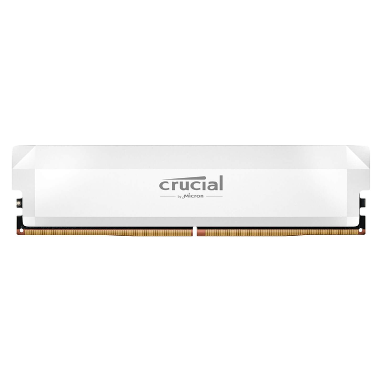 Memoria RAM DDR5 Crucial Pro 16GB 6400MHz CL38 White - Alto Rendimiento Gamer 1