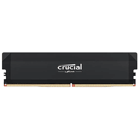 Memoria RAM DDR5 16GB 6400MT/s Crucial Pro UDIMM Black | Ultra Velocidad para Gamers y Profesionales