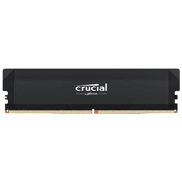 Memoria RAM DDR5 16GB 6400MT/s Crucial Pro UDIMM Black | Ultra Velocidad para Gamers y Profesionales 1