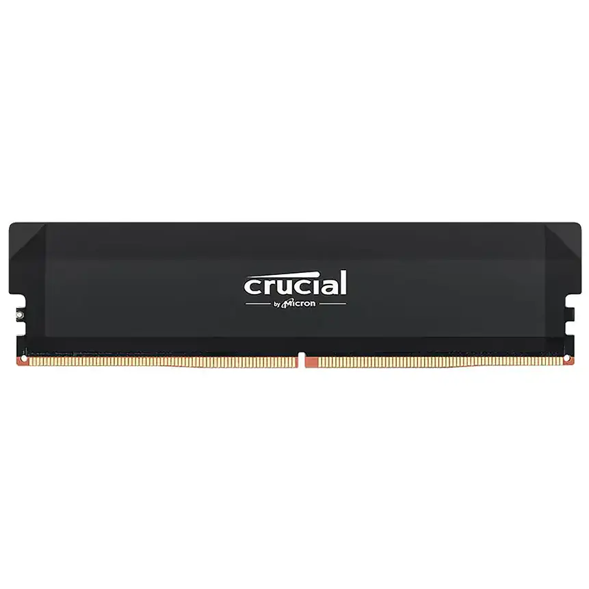 Memoria RAM DDR5 16GB 6400MT/s Crucial Pro UDIMM Black | Ultra Velocidad para Gamers y Profesionales 1