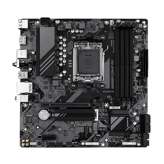 Placa Madre Gigabyte B650M D3HP AX AMD AM5 DDR5 Wi-Fi 6E | Alto Rendimiento y Conectividad Avanzada 2