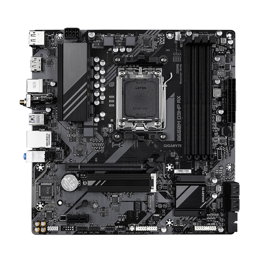 Placa Madre Gigabyte B650M D3HP AX AMD AM5 DDR5 Wi-Fi 6E | Alto Rendimiento y Conectividad Avanzada 2