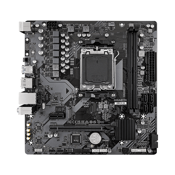 Placa Madre Gigabyte B650M H AM5 DDR5 mATX para Ryzen Serie 7000/8000 3