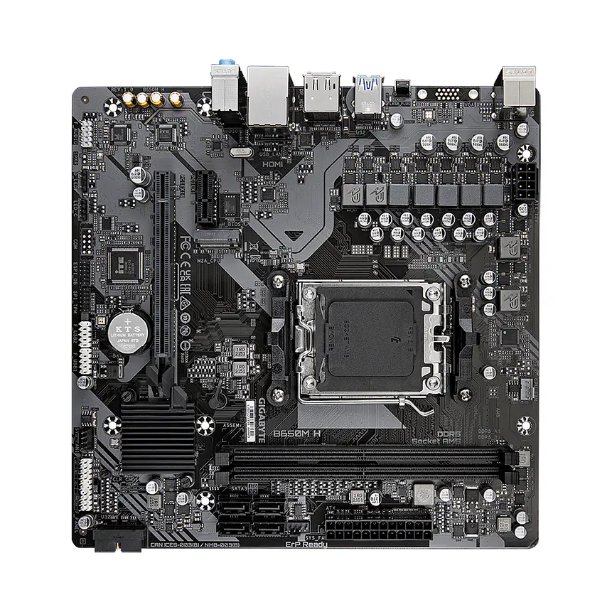 Placa Madre Gigabyte B650M H AM5 DDR5 mATX para Ryzen Serie 7000/8000 4