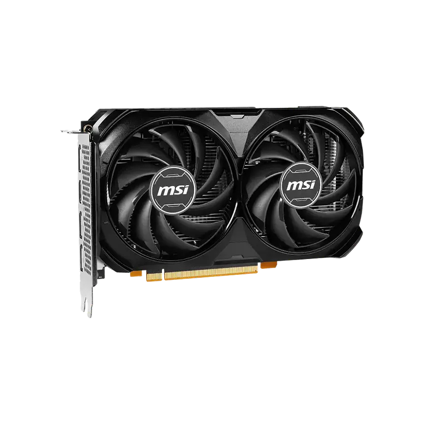 MSI GeForce RTX 4060 VENTUS 2X BLACK 8GB OC | GDDR6 17Gbps 3