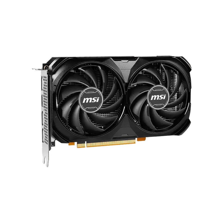 MSI GeForce RTX 4060 VENTUS 2X BLACK 8GB OC | GDDR6 17Gbps 3